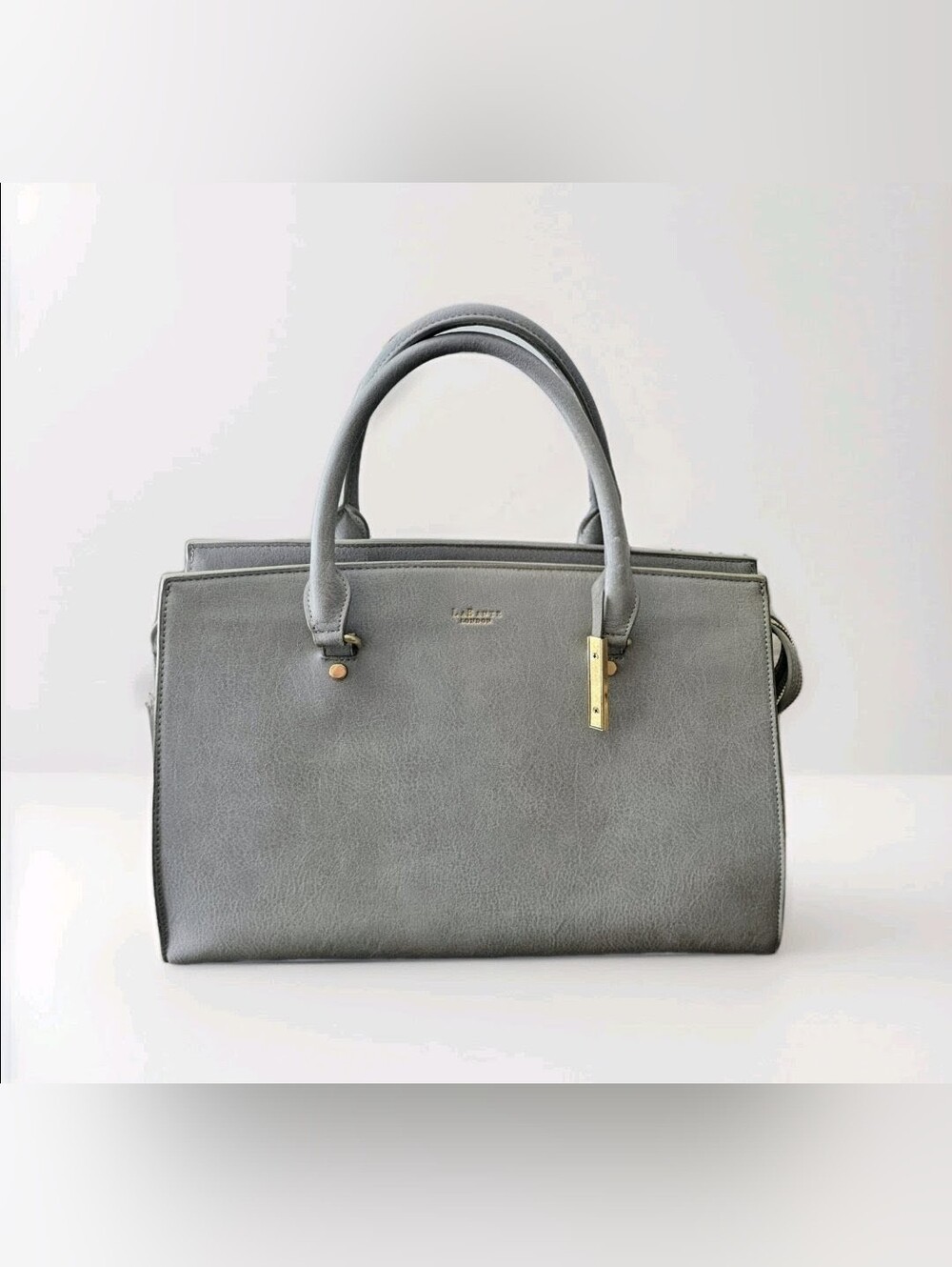 LaBante Gray Aricia Vegan Laptop Tote Bag Great Condition $486